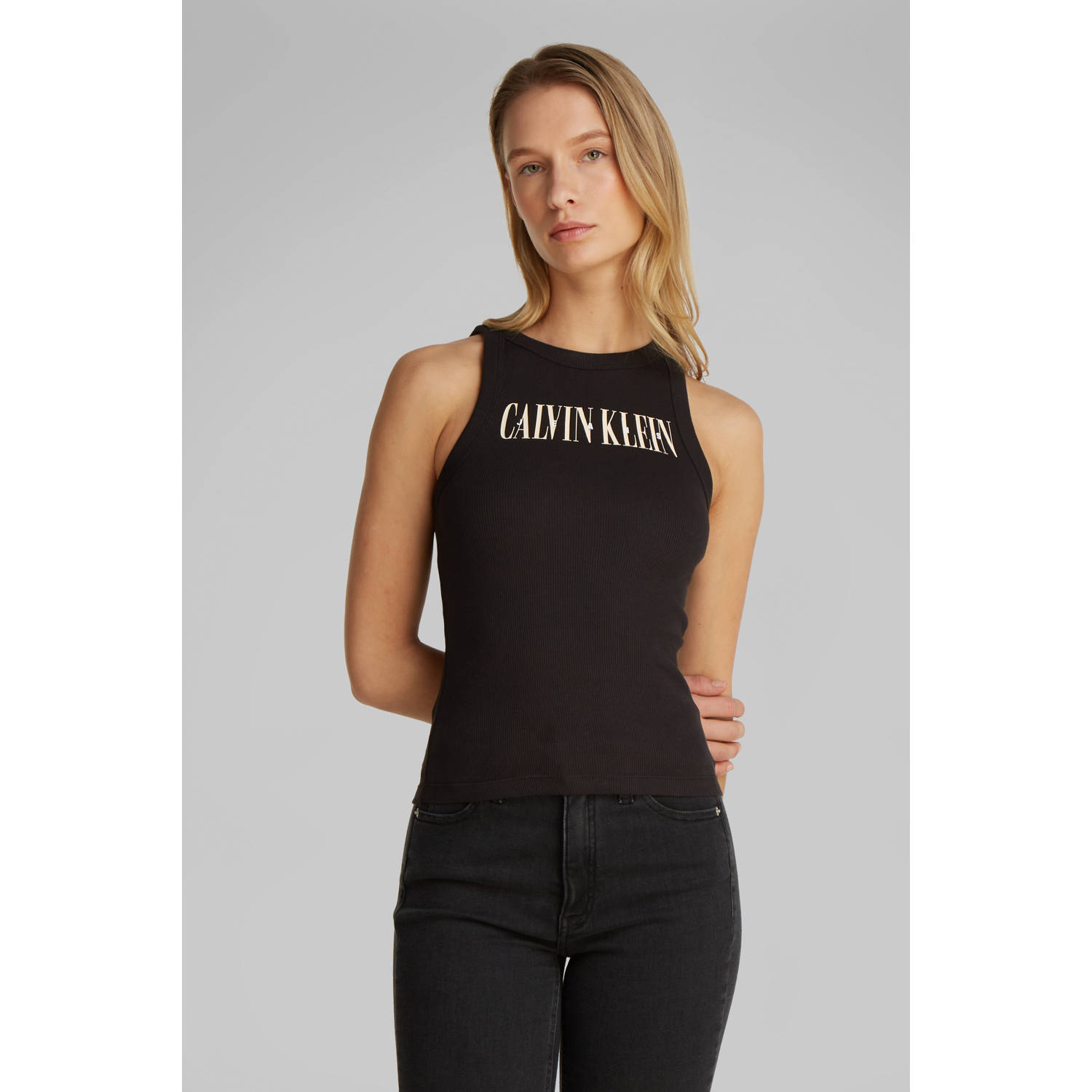 Calvin Klein Jeans Top VARSITY CALVIN KLEIN RIB TANK