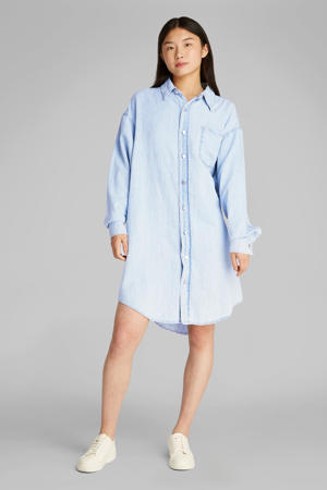 blousejurk light blue denim