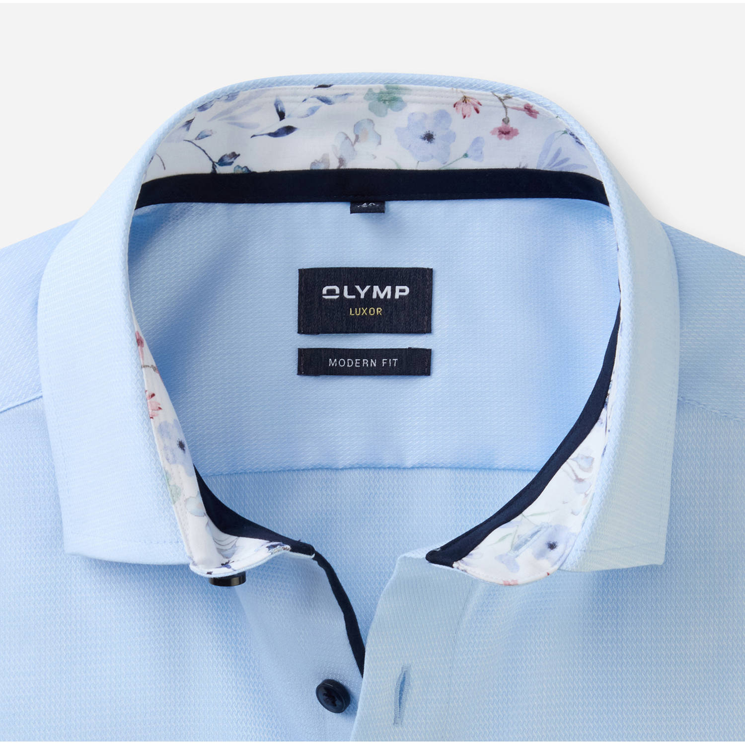 Olymp casual overhemd lichtblauw
