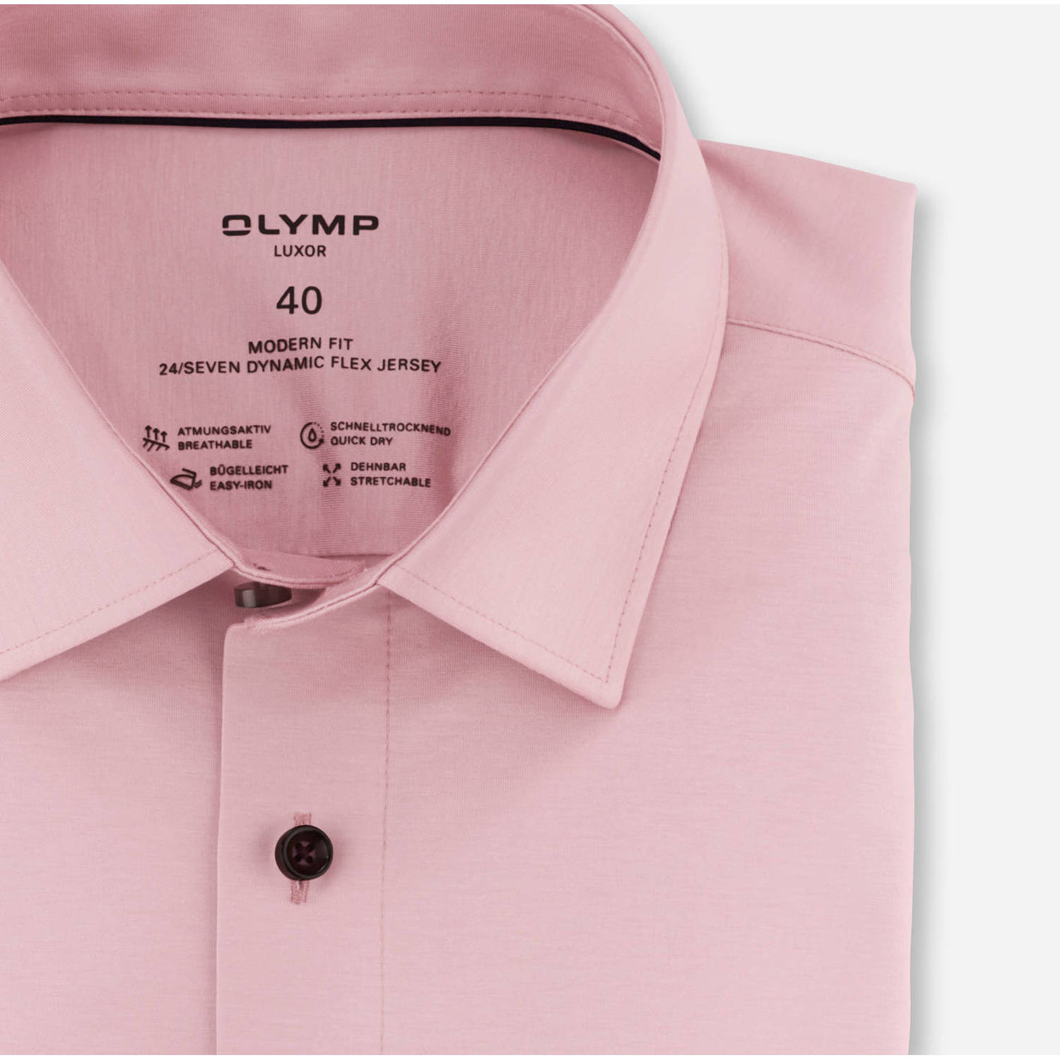 Olymp zakelijk overhemd roze