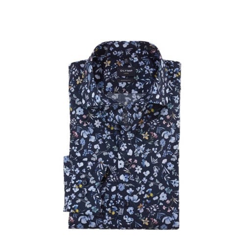 Olymp casual overhemd donkerblauw afbeelding