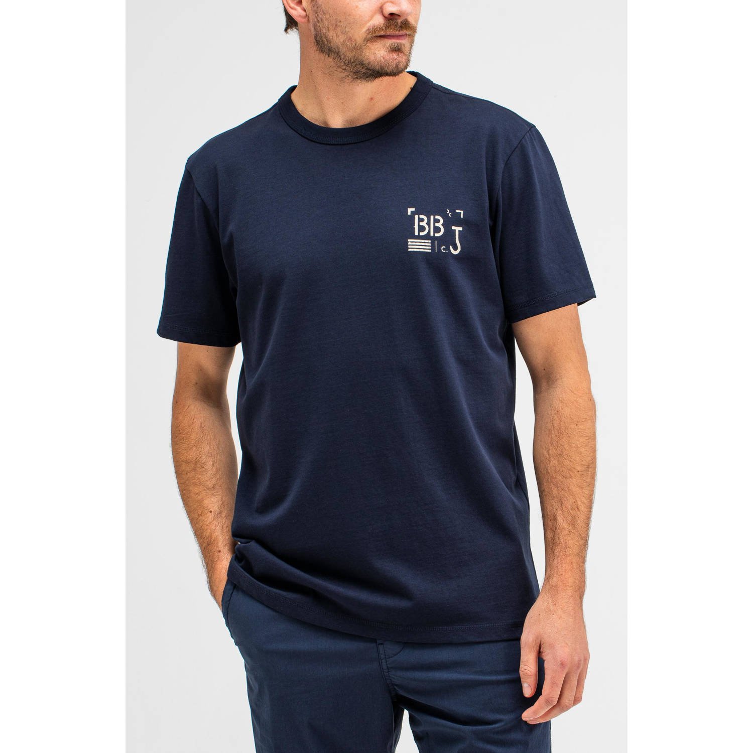 BUTCHER OF BLUE Heren Polo's & T-shirts Fresco Small Vintage Tee Blauw