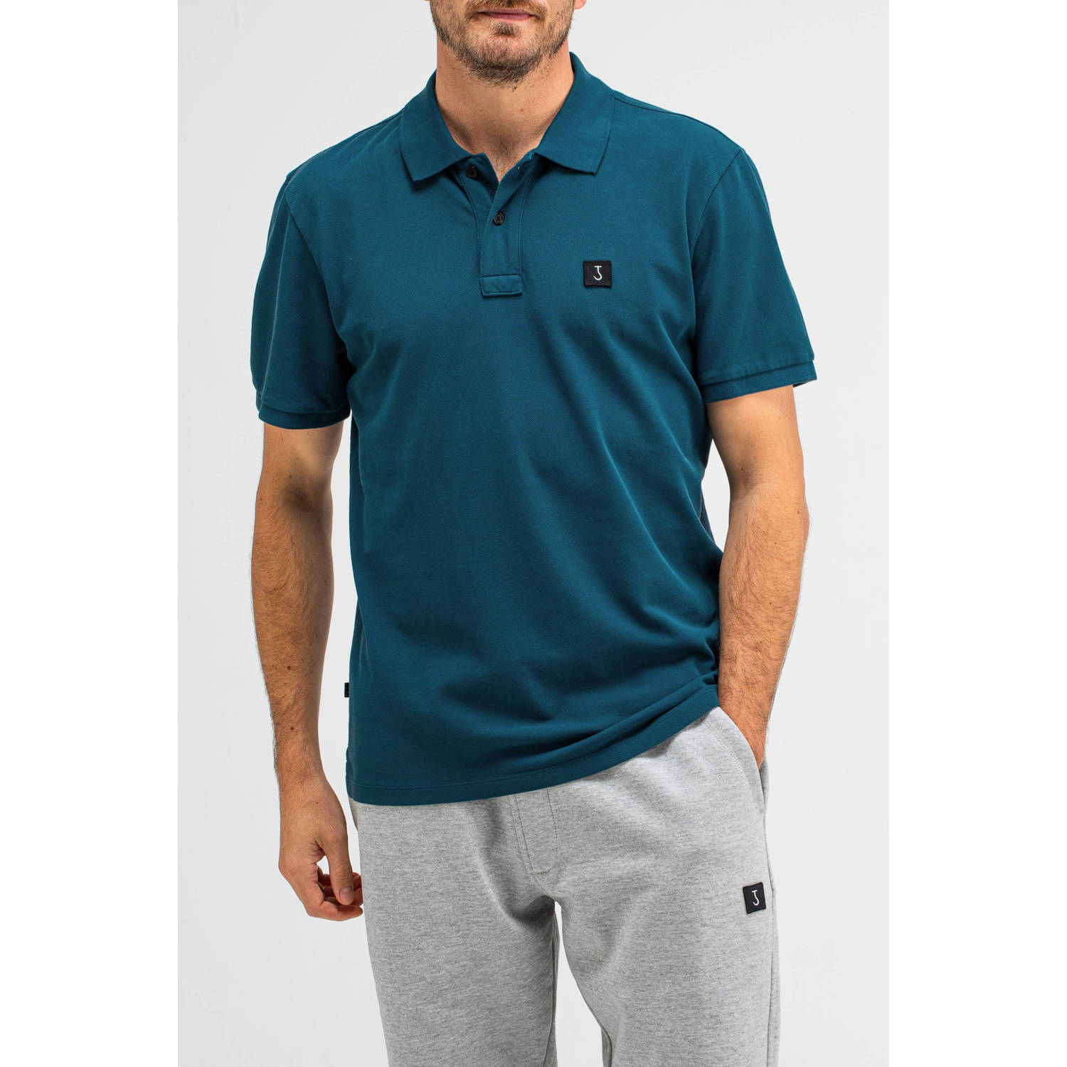 BUTCHER OF BLUE Heren Polo's & T-shirts Army Pique Polo Blauw