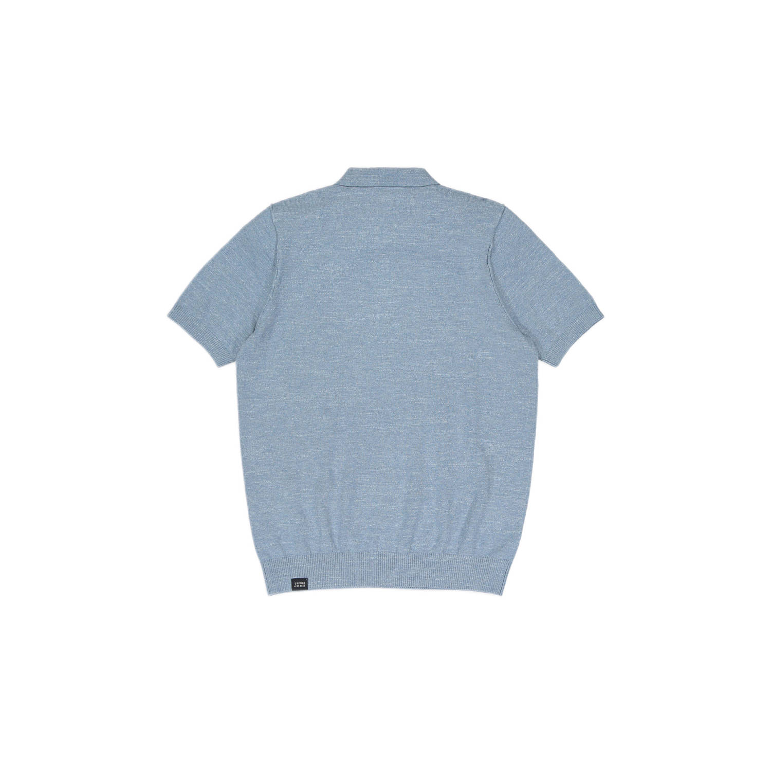 Butcher of Blue polo gebreid blauw