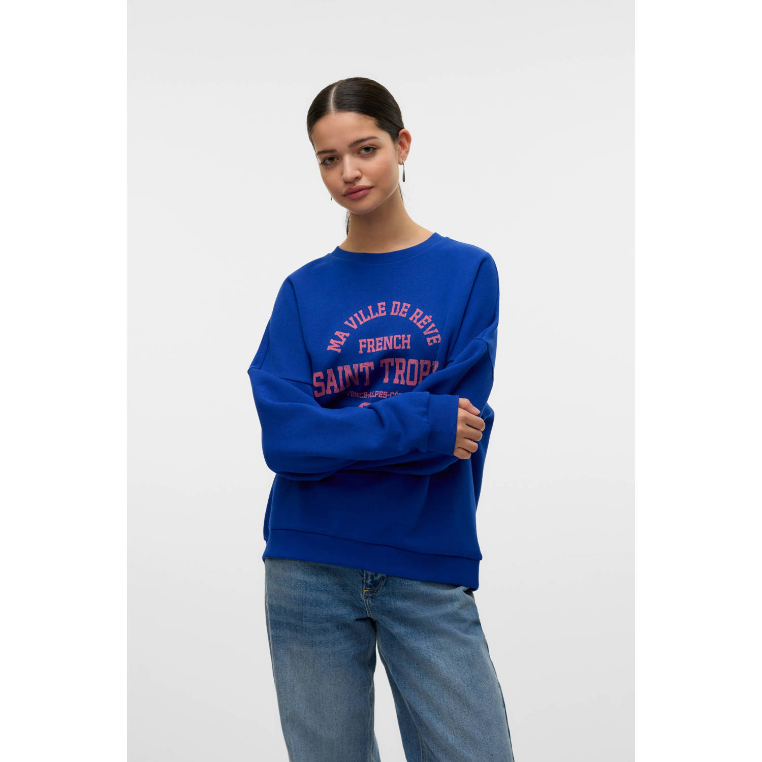 VERO MODA sweater blauw