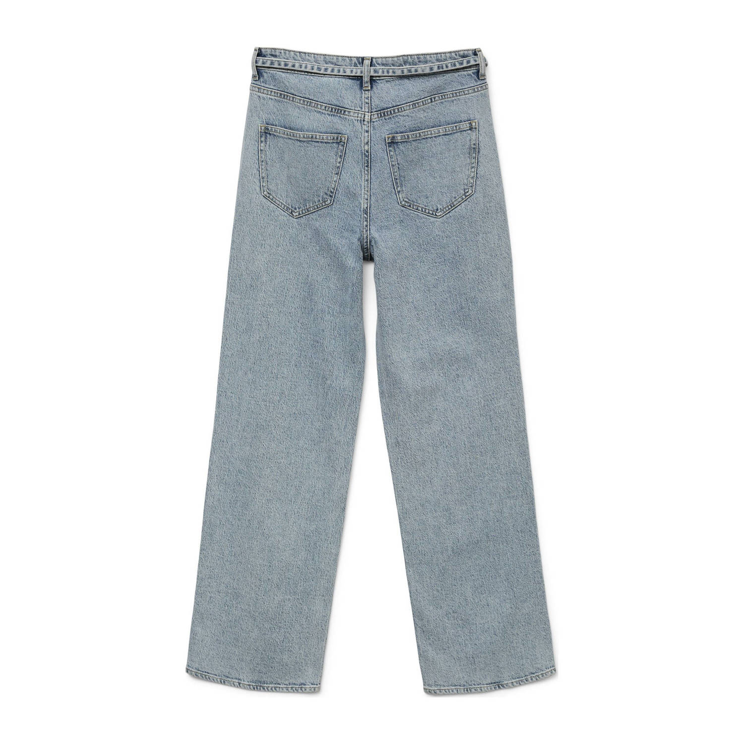 VERO MODA high waist wide leg jeans VMTESSA light blue denim