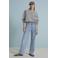 VERO MODA high waist wide leg jeans VMTESSA light blue denim