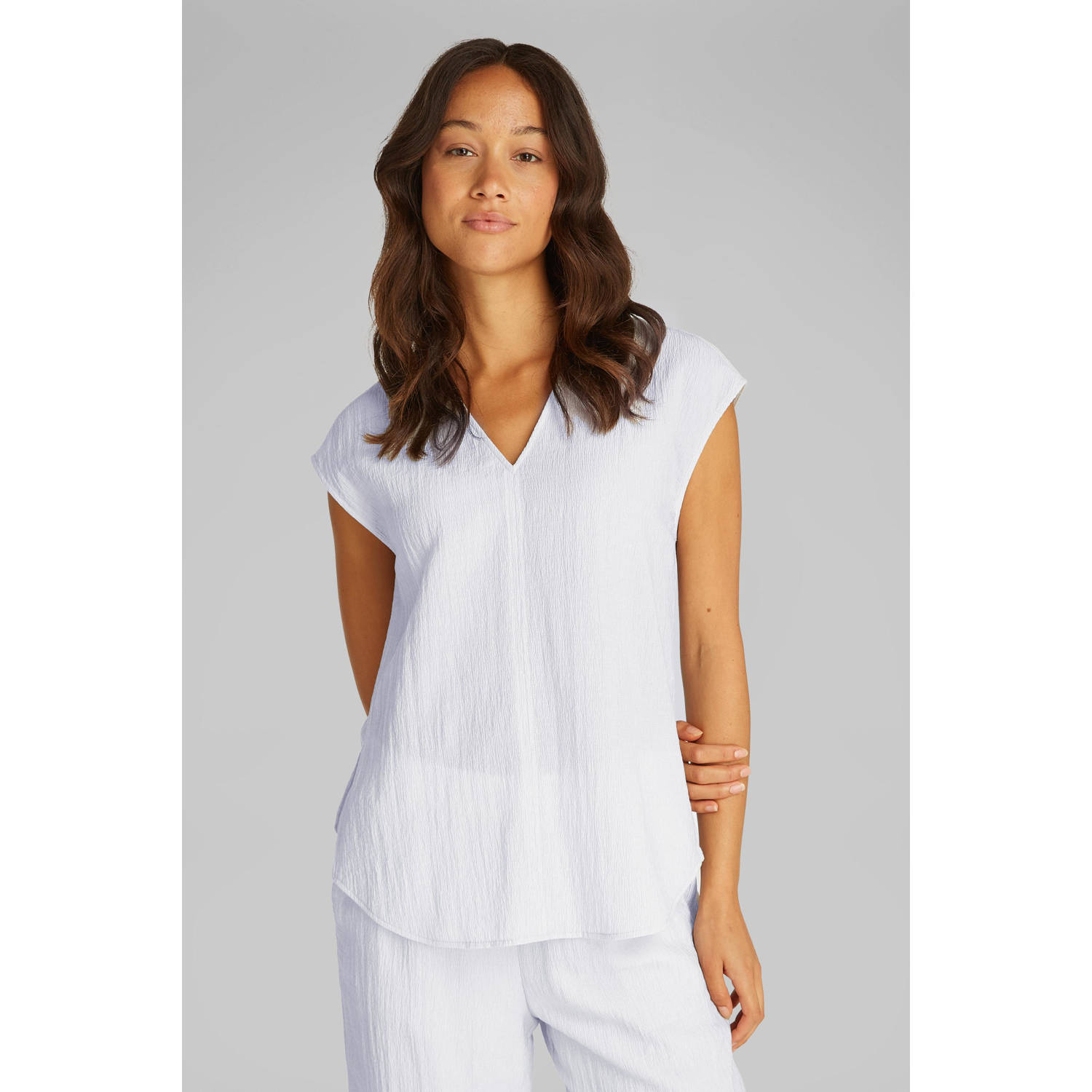 Calvin Klein blouse lichtblauw