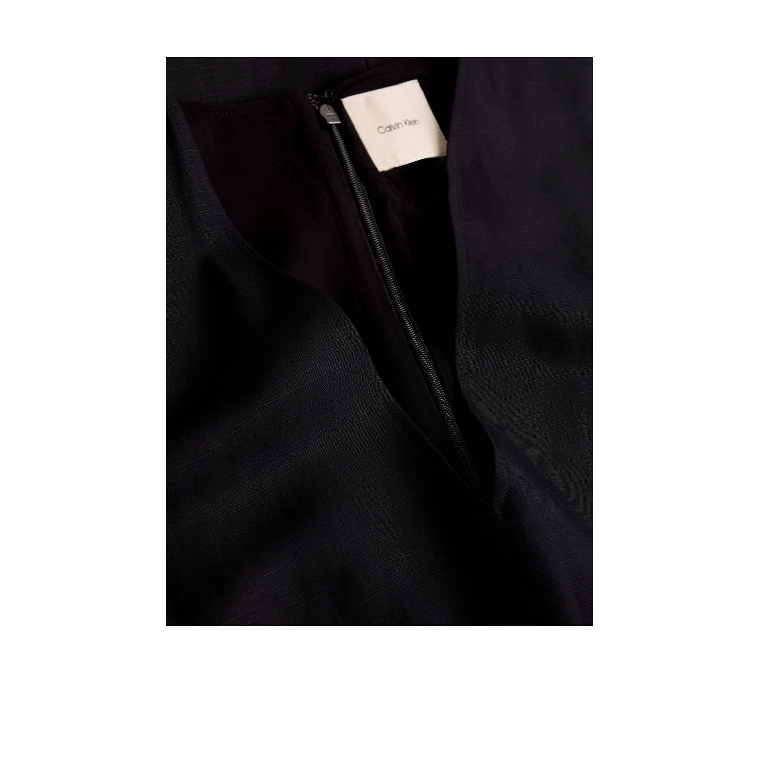 Calvin Klein midi jurk zwart