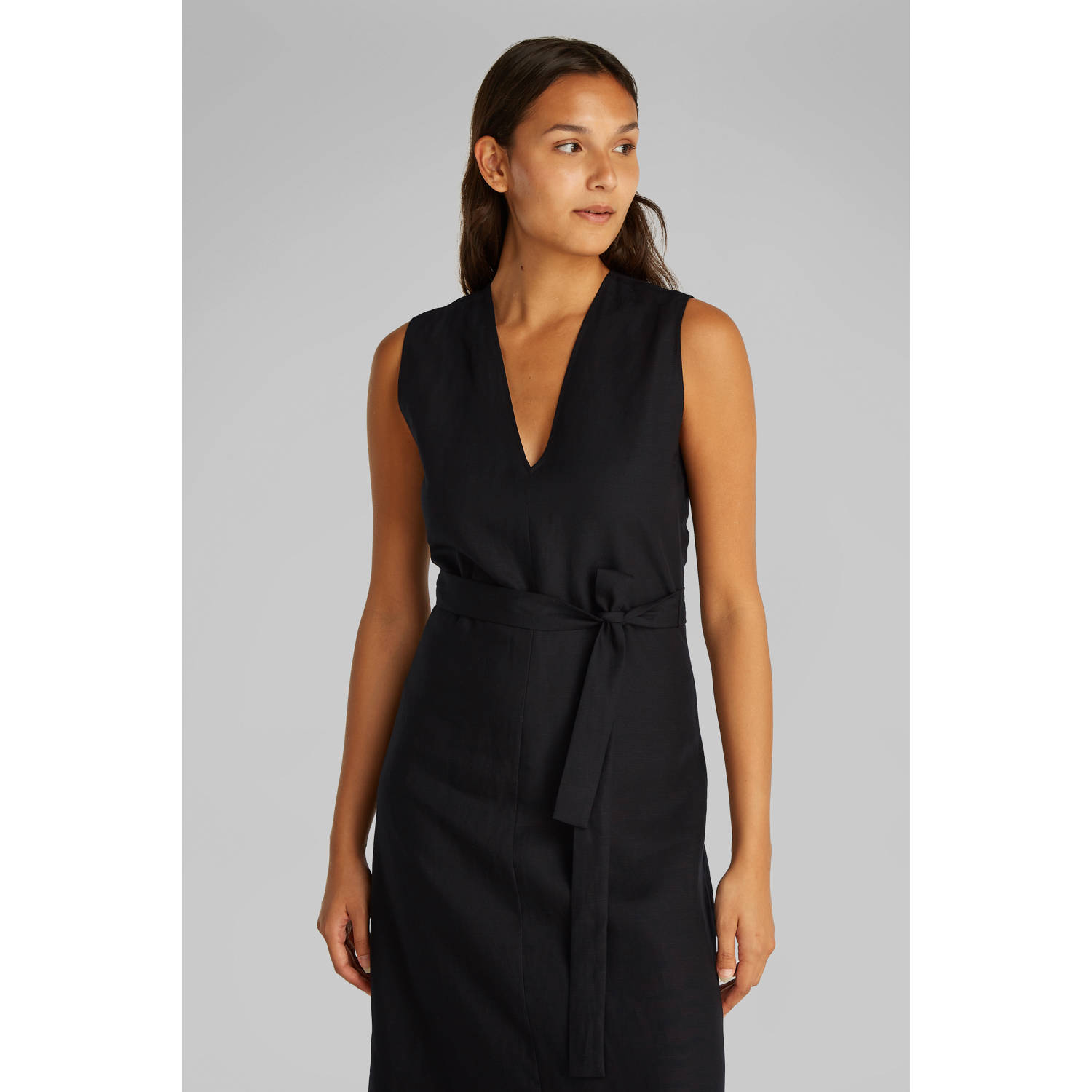 Calvin Klein midi jurk zwart