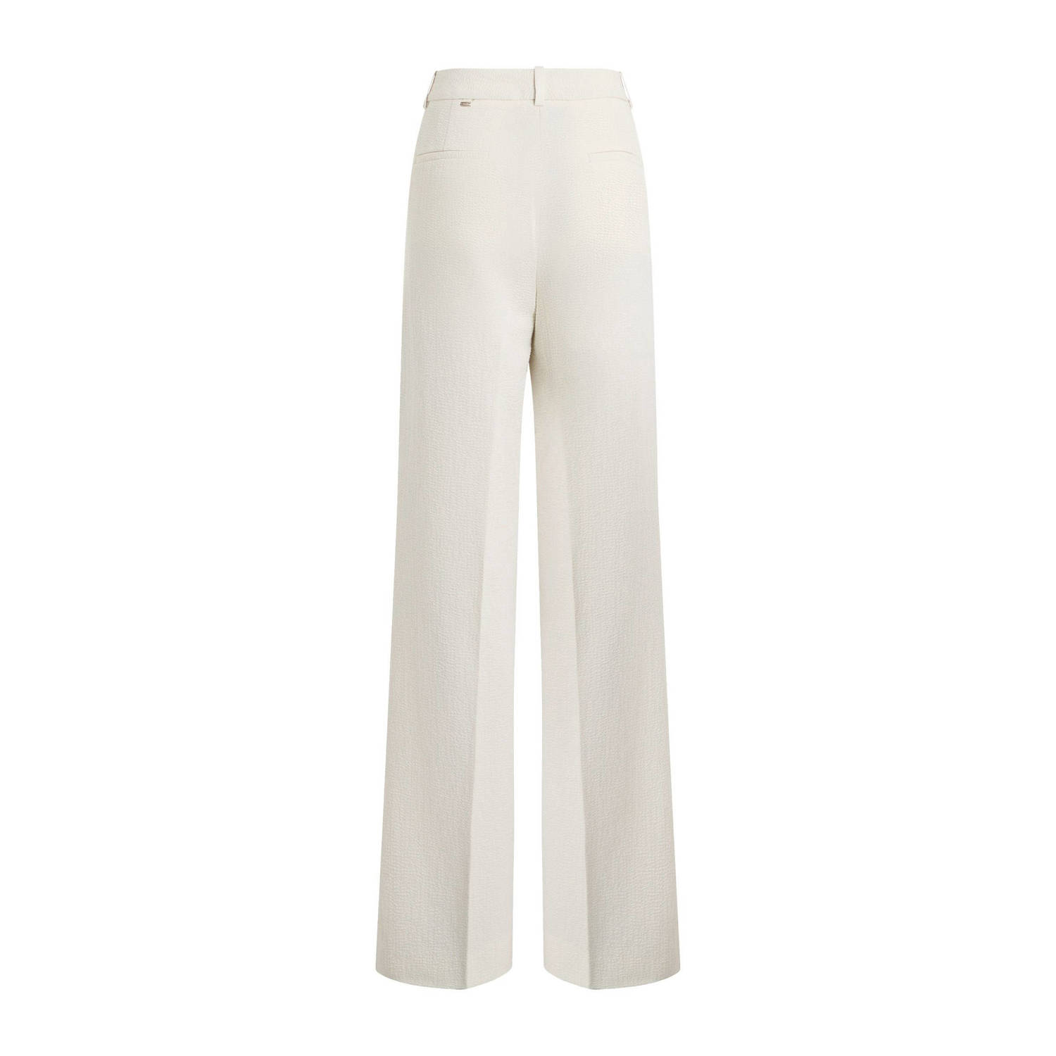 Calvin Klein straight regular waist pantalon wit