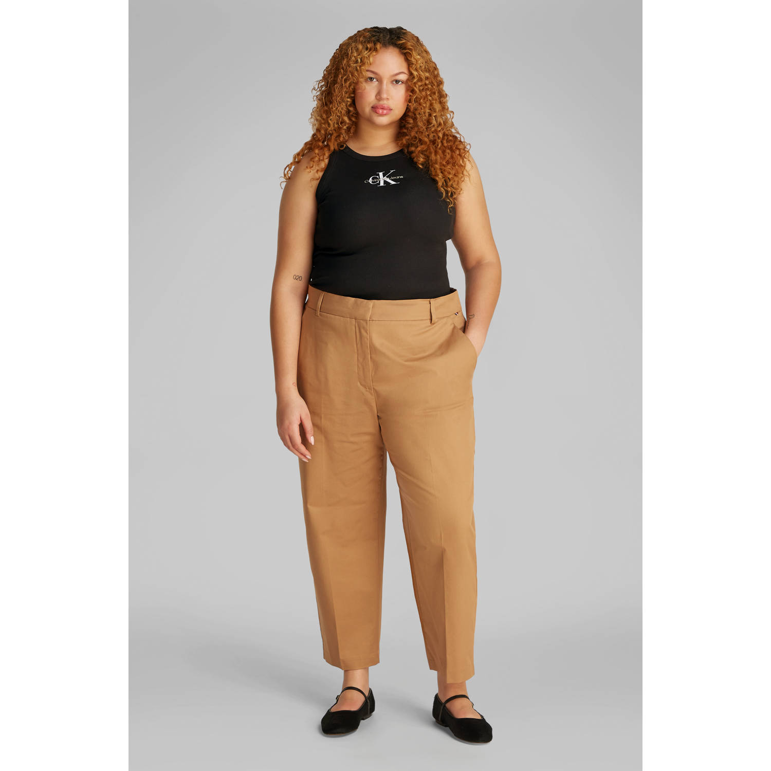 Calvin Klein Jeans Plus Tanktop PLUS MONOLOGO RIB TANK TOP