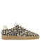 Nubikk leren sneakers met panterprint beige/zwart