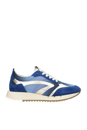 Vaya 01.13  leren sneakers blauw