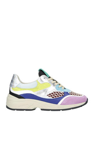 Talla 04.05  chunky leren sneakers lila multi
