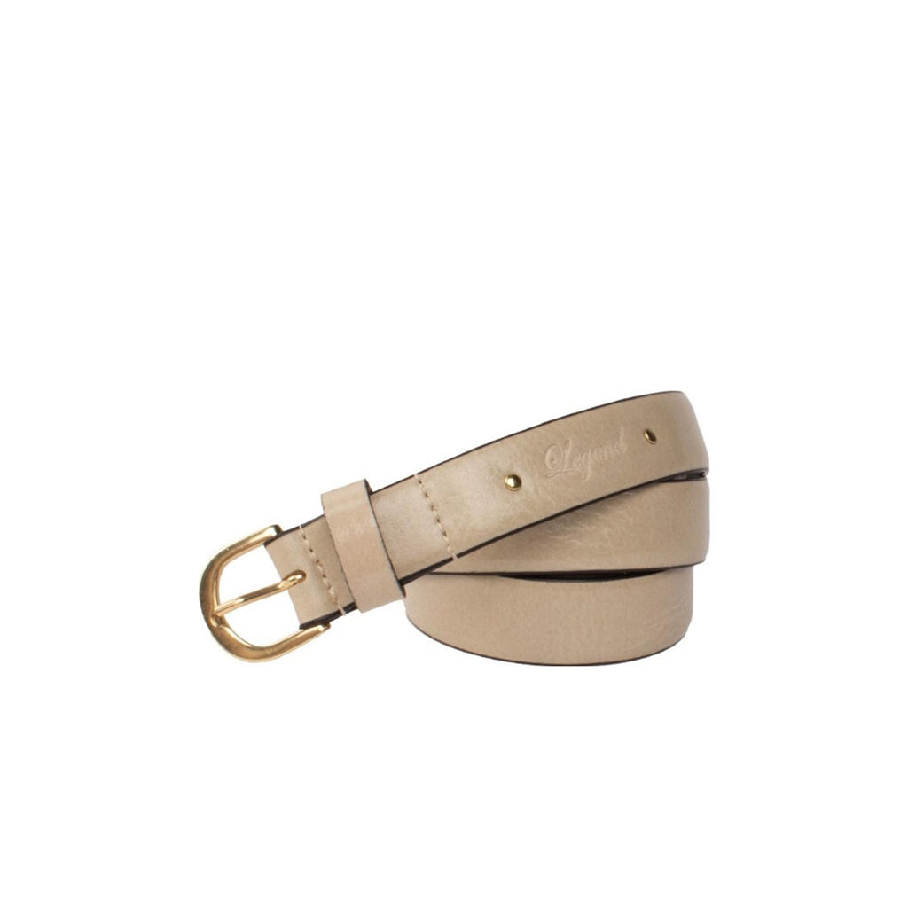 Legend leren riem beige
