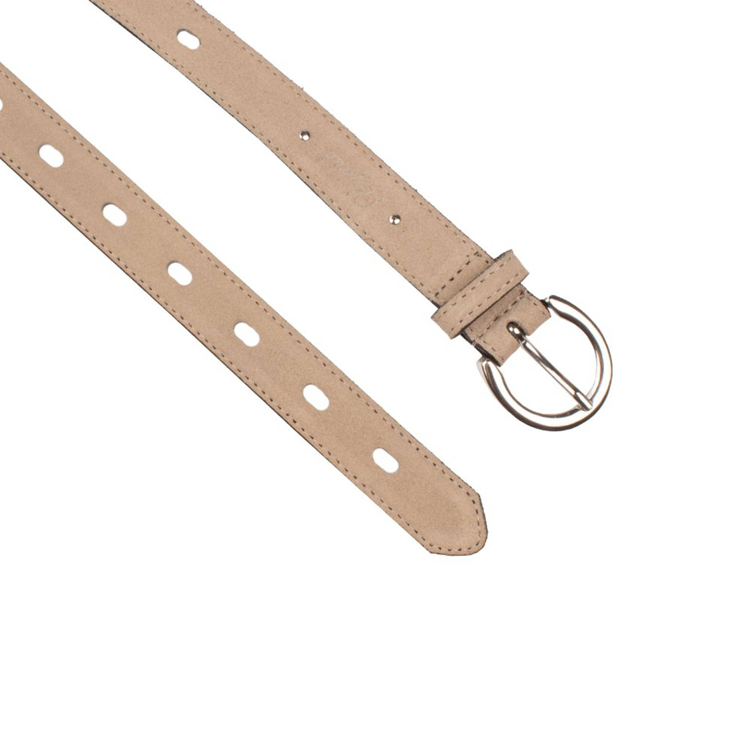 Legend suede riem beige
