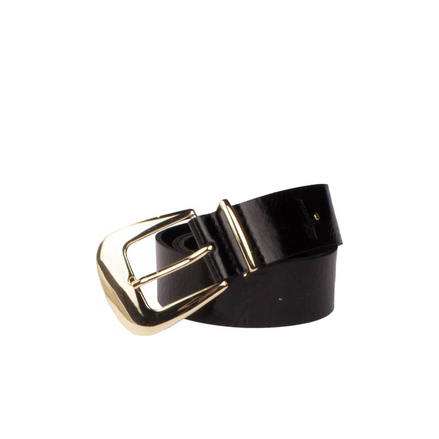 Legend leren riem zwart