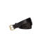Legend leren riem zwart/goud