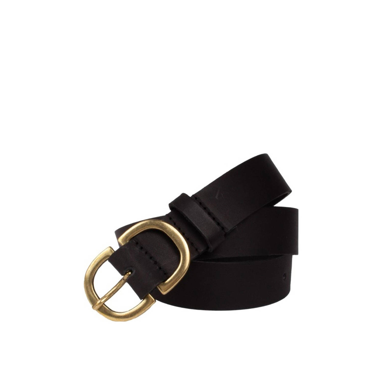 Petrol industries Plus Size leren riem zwart