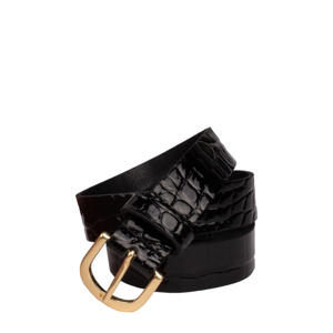 leren riem zwart