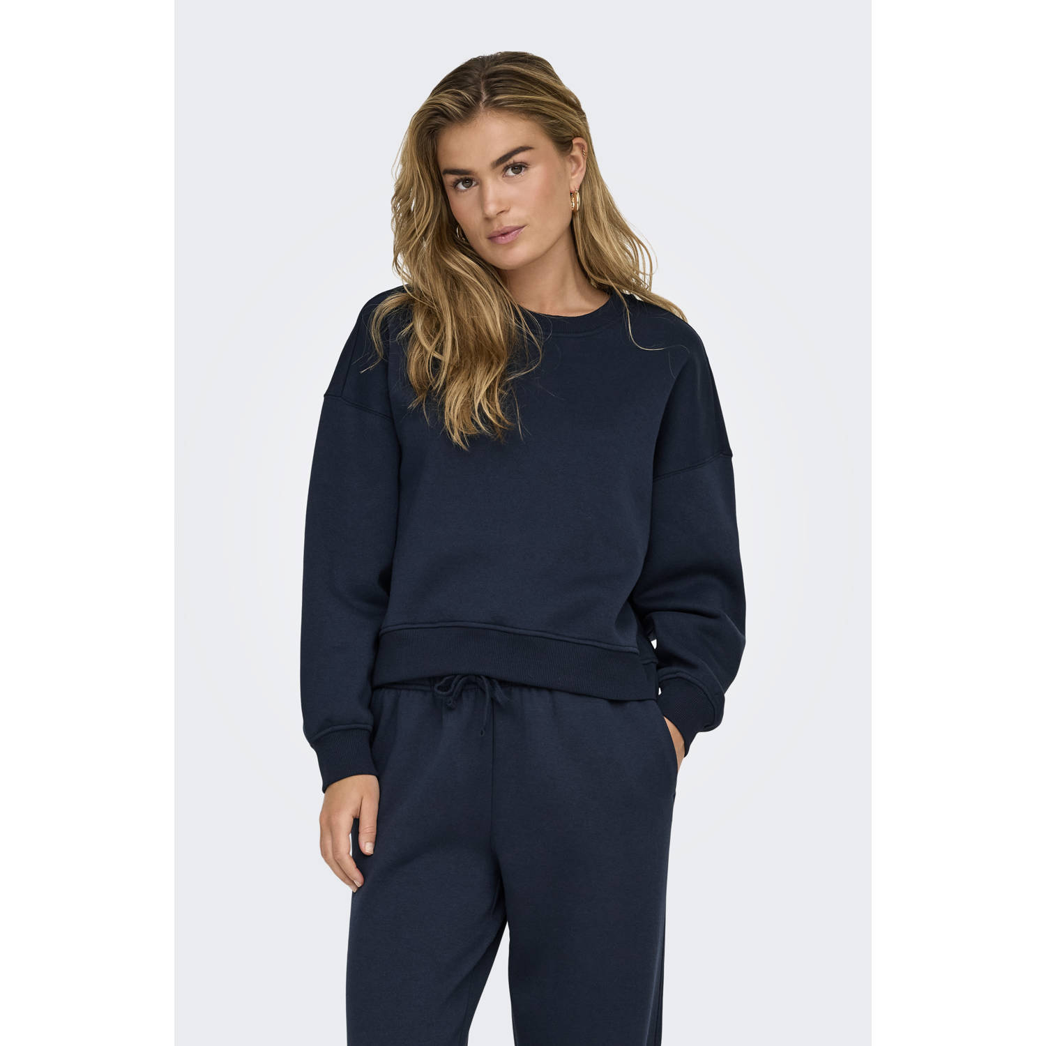 ONLY sweater ONLBEST donkerblauw