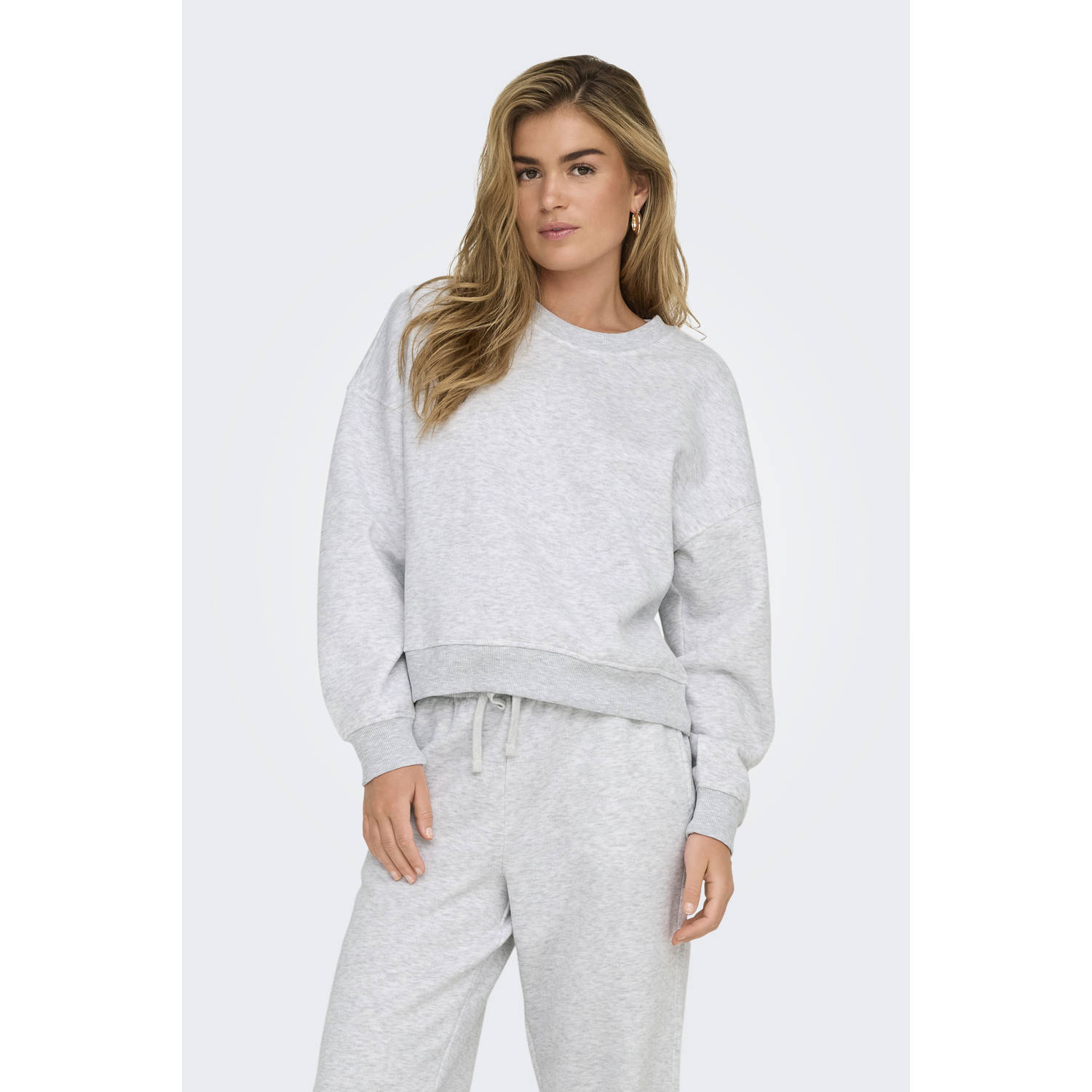 ONLY sweater ONLBEST grijs