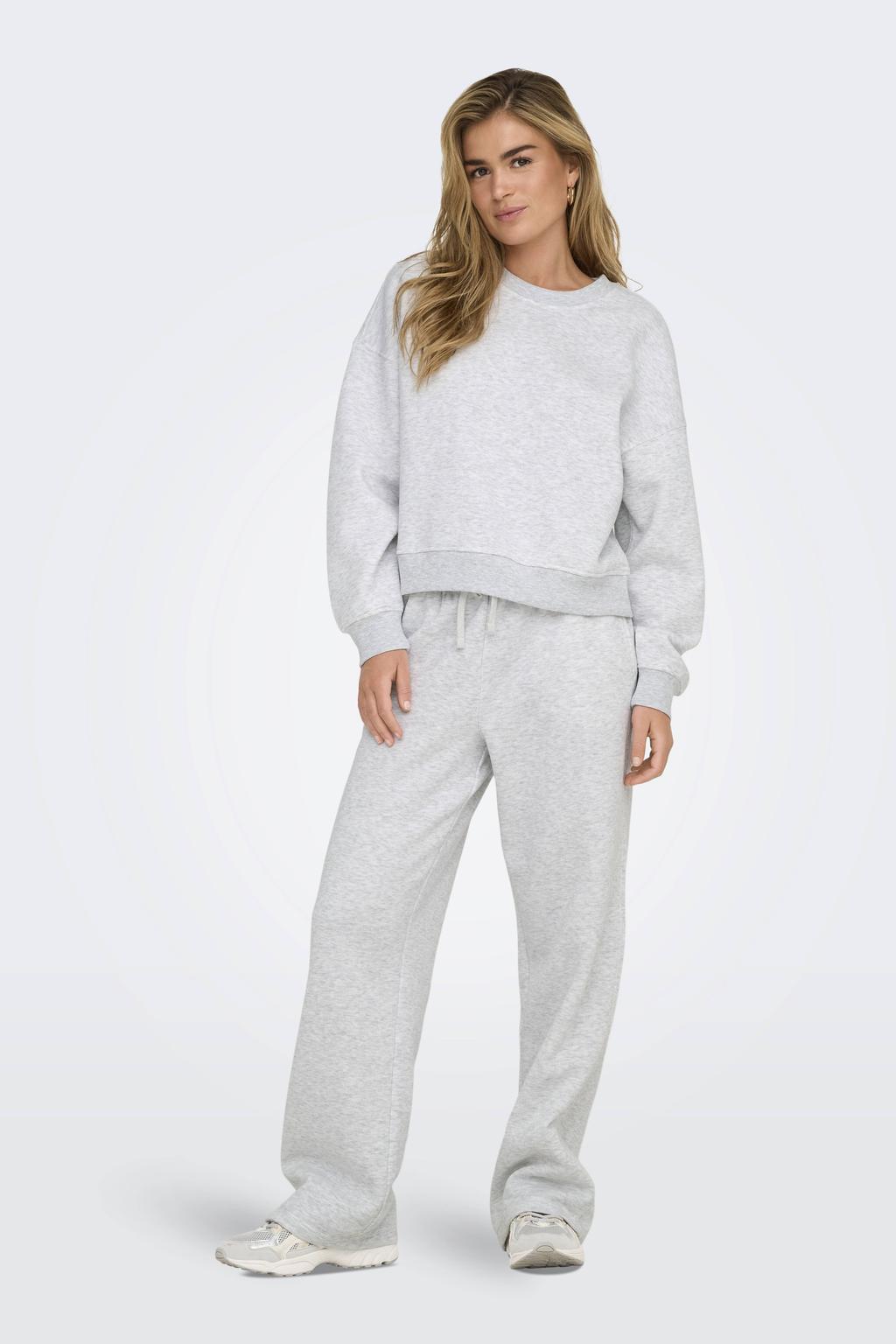 ONLY sweater ONLBEST grijs