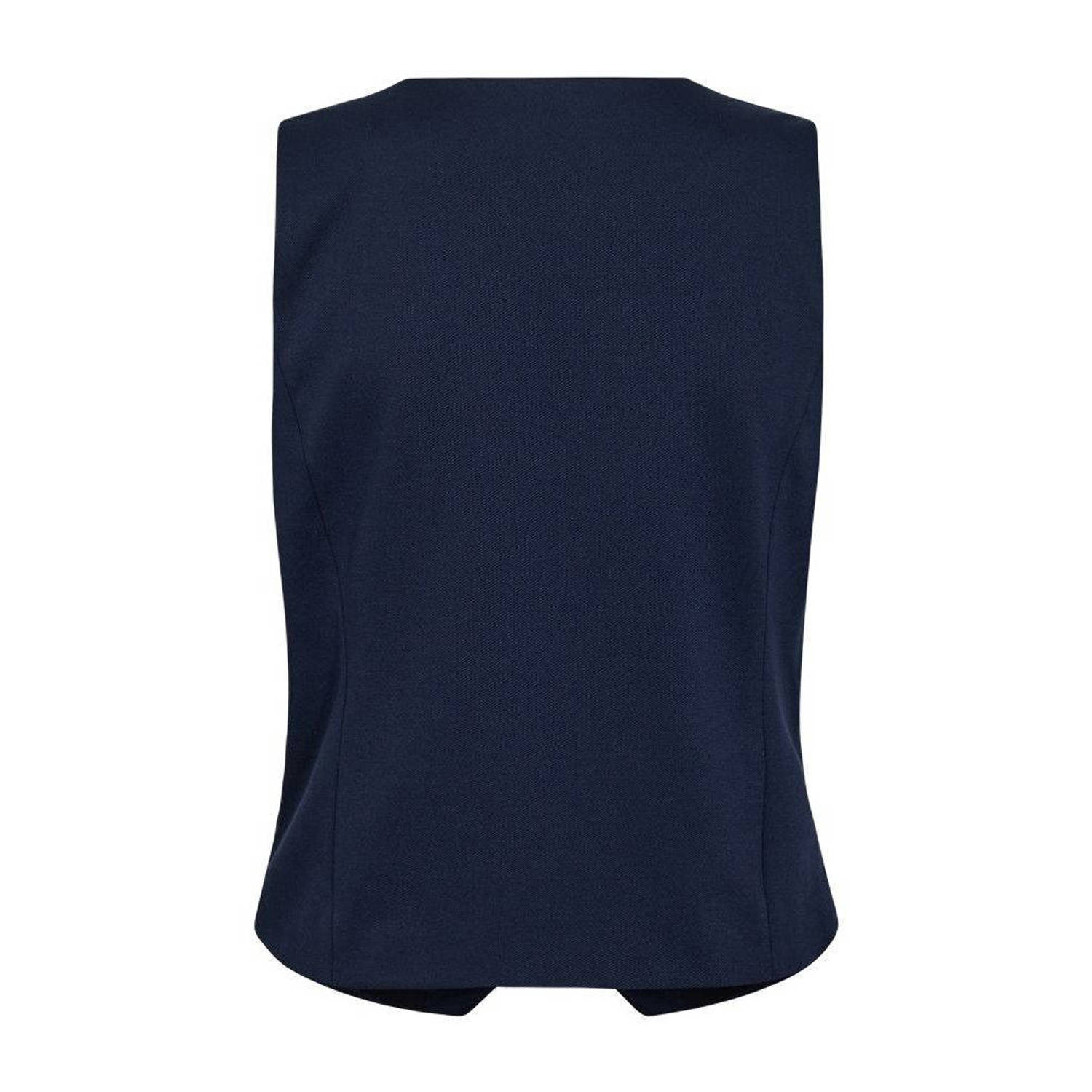 FREEQUENT gilet donkerblauw
