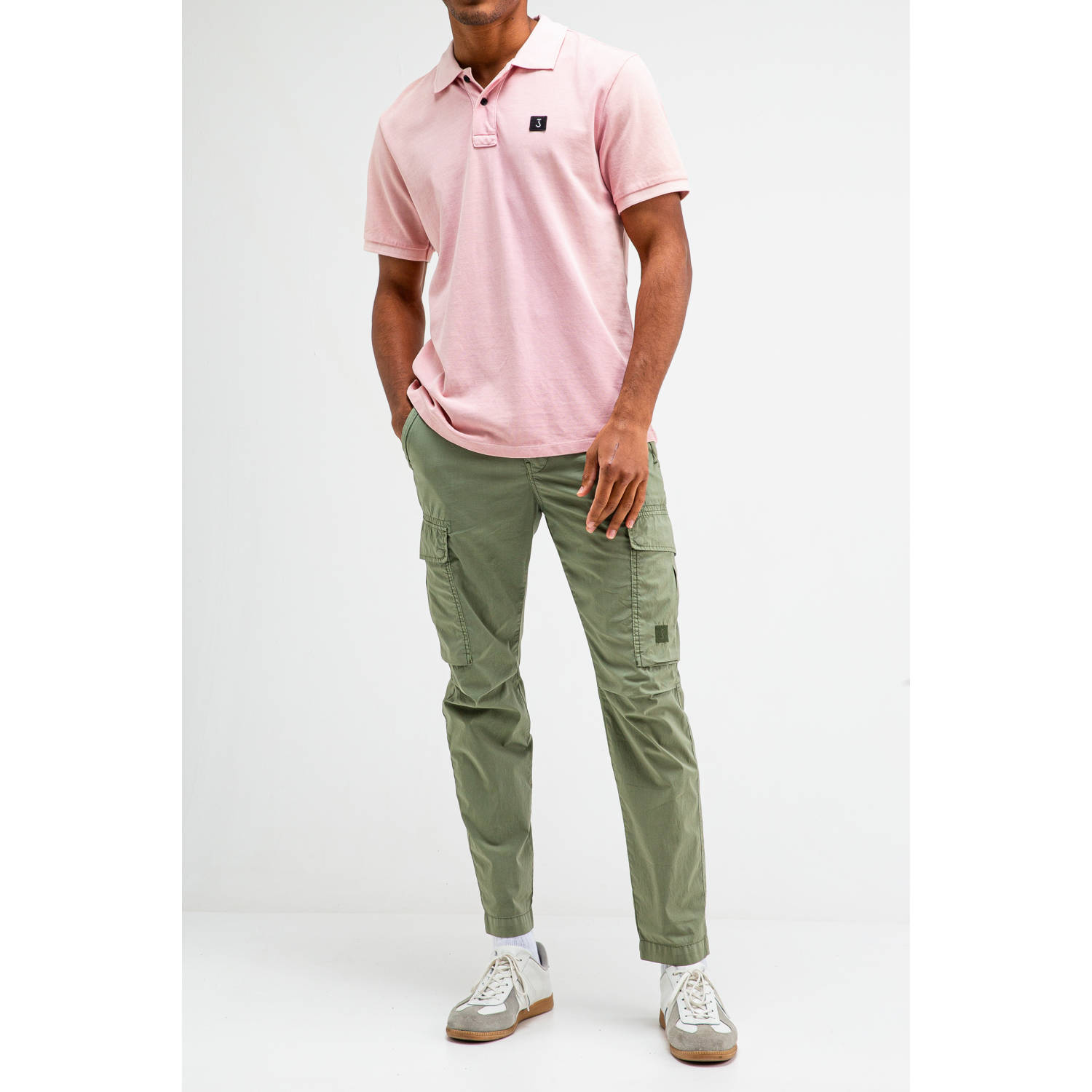 Butcher of Blue polo lichtroze