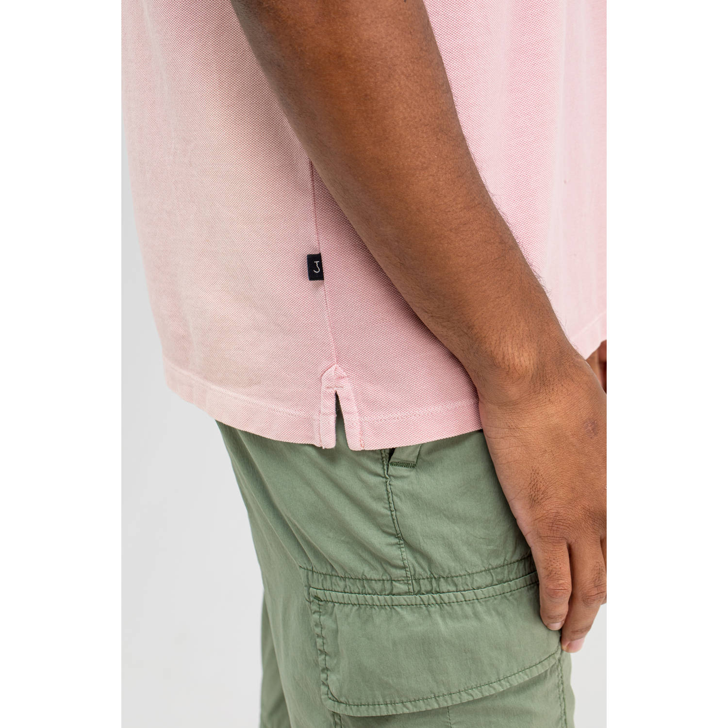 Butcher of Blue polo lichtroze