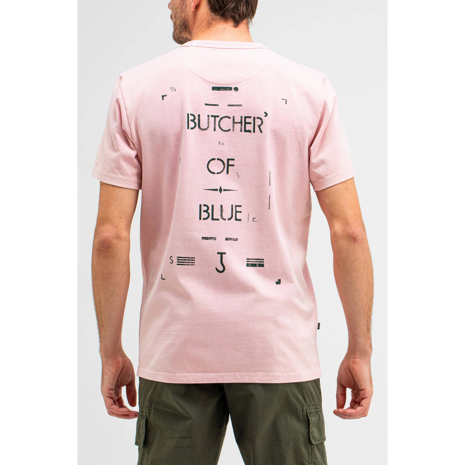Butcher of Blue T-shirt lichtroze