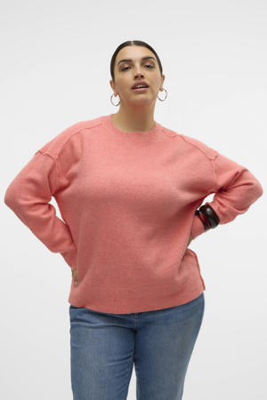 gebreide trui roze