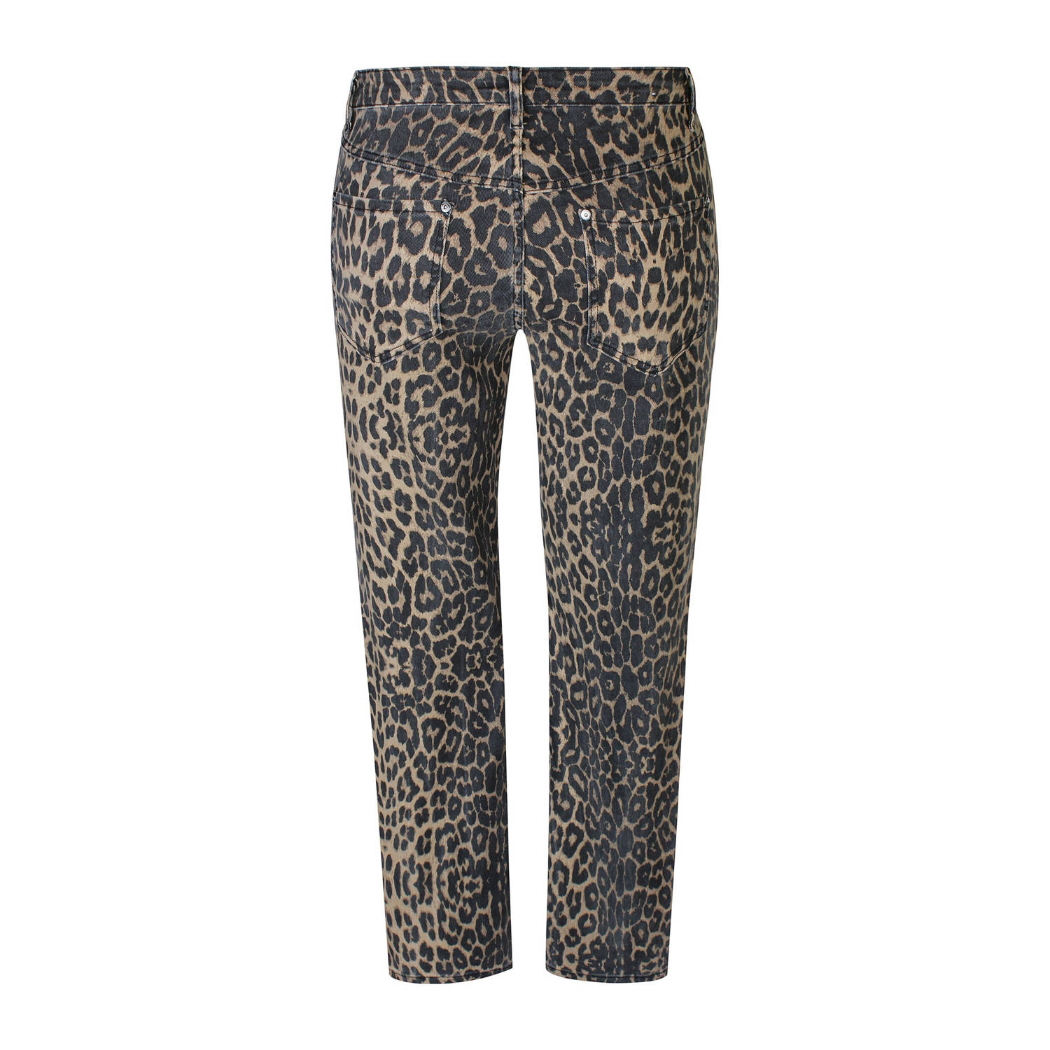 Zhenzi skinny jeans met panterprint