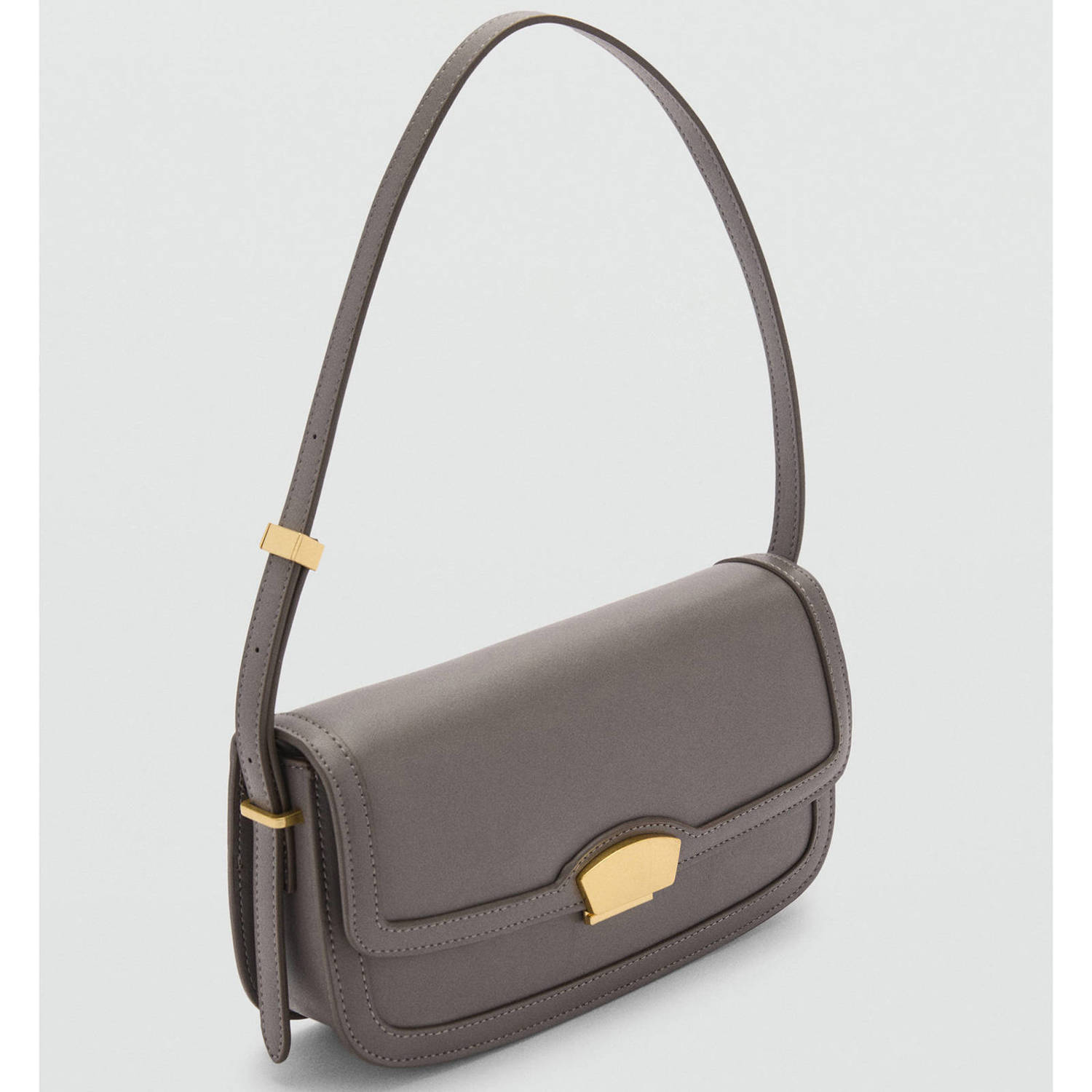 Mango crossbody tas grijs