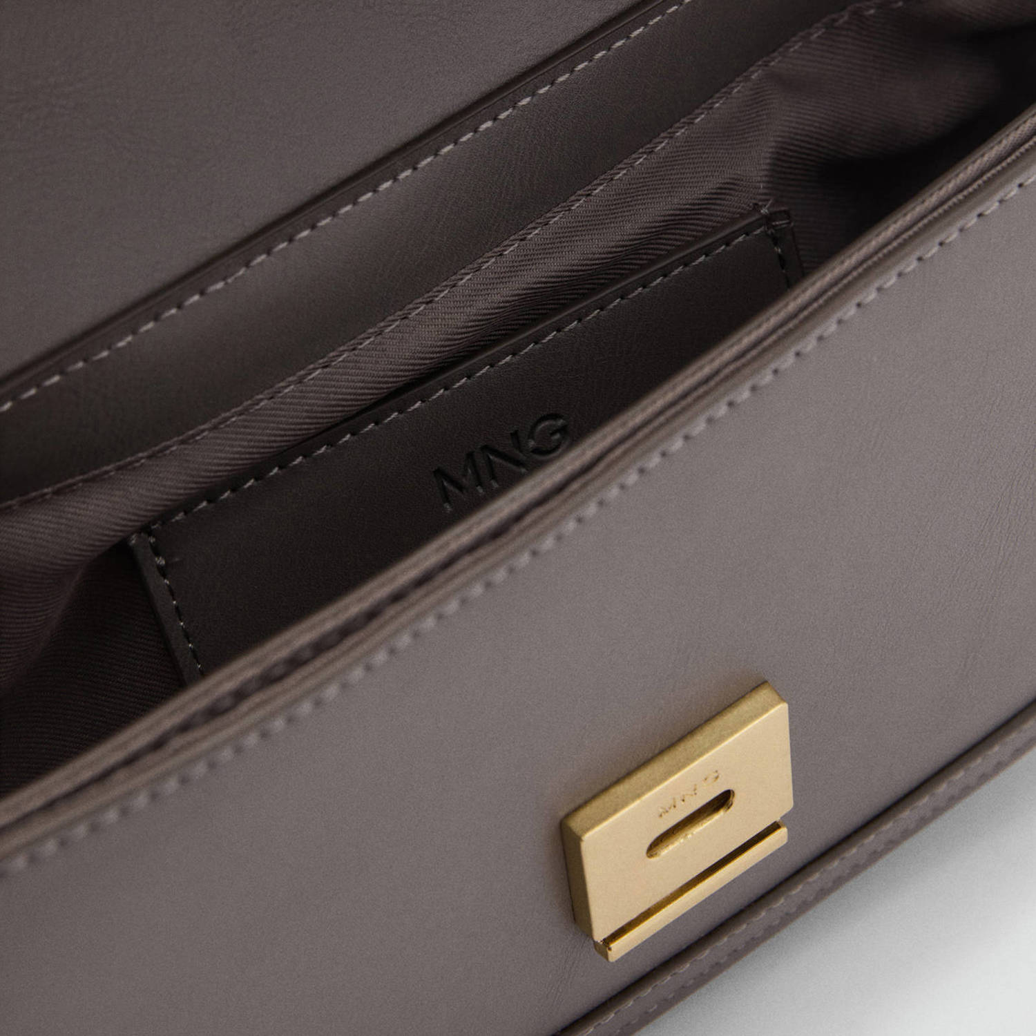 Mango crossbody tas grijs