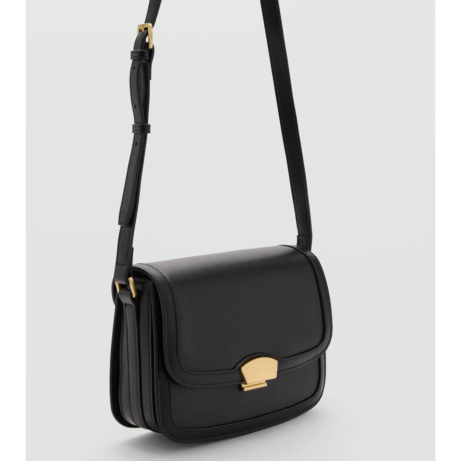 Mango crossbody tas zwart