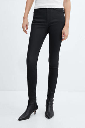 high waist skinny jeans zwart