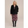 WE Fashion midi jurk zwart
