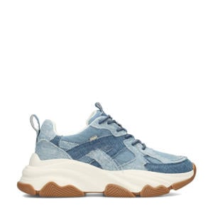 Gigi chunky denim sneakers blauw