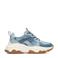 POSH by Poelman Gigi chunky denim sneakers blauw