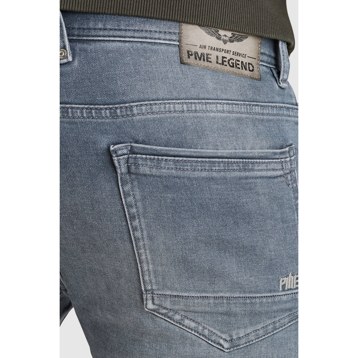 PME Legend TAILWHEEL slim fit jeans lichtgrijs
