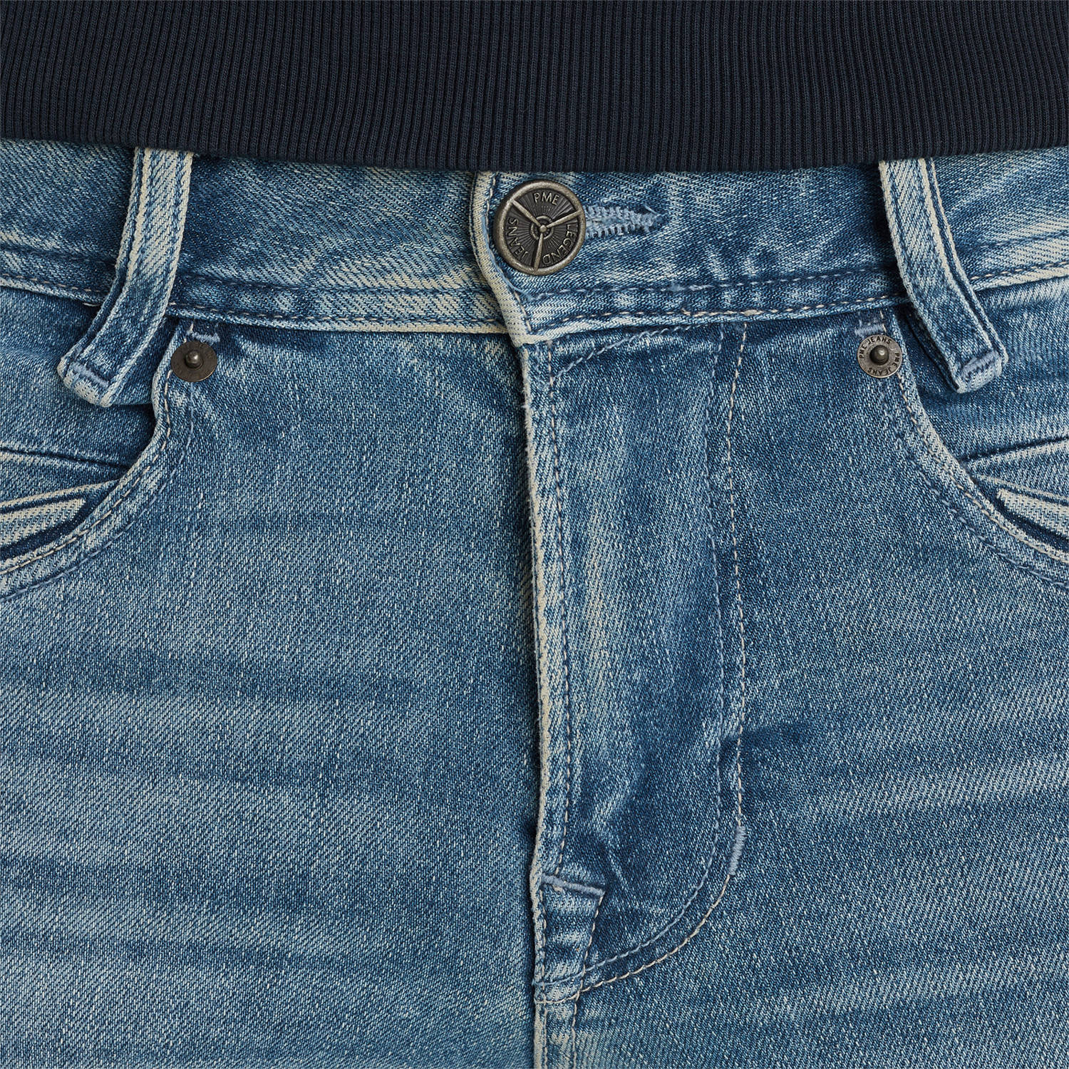PME Legend regular fit jeans SKYRAK blauw
