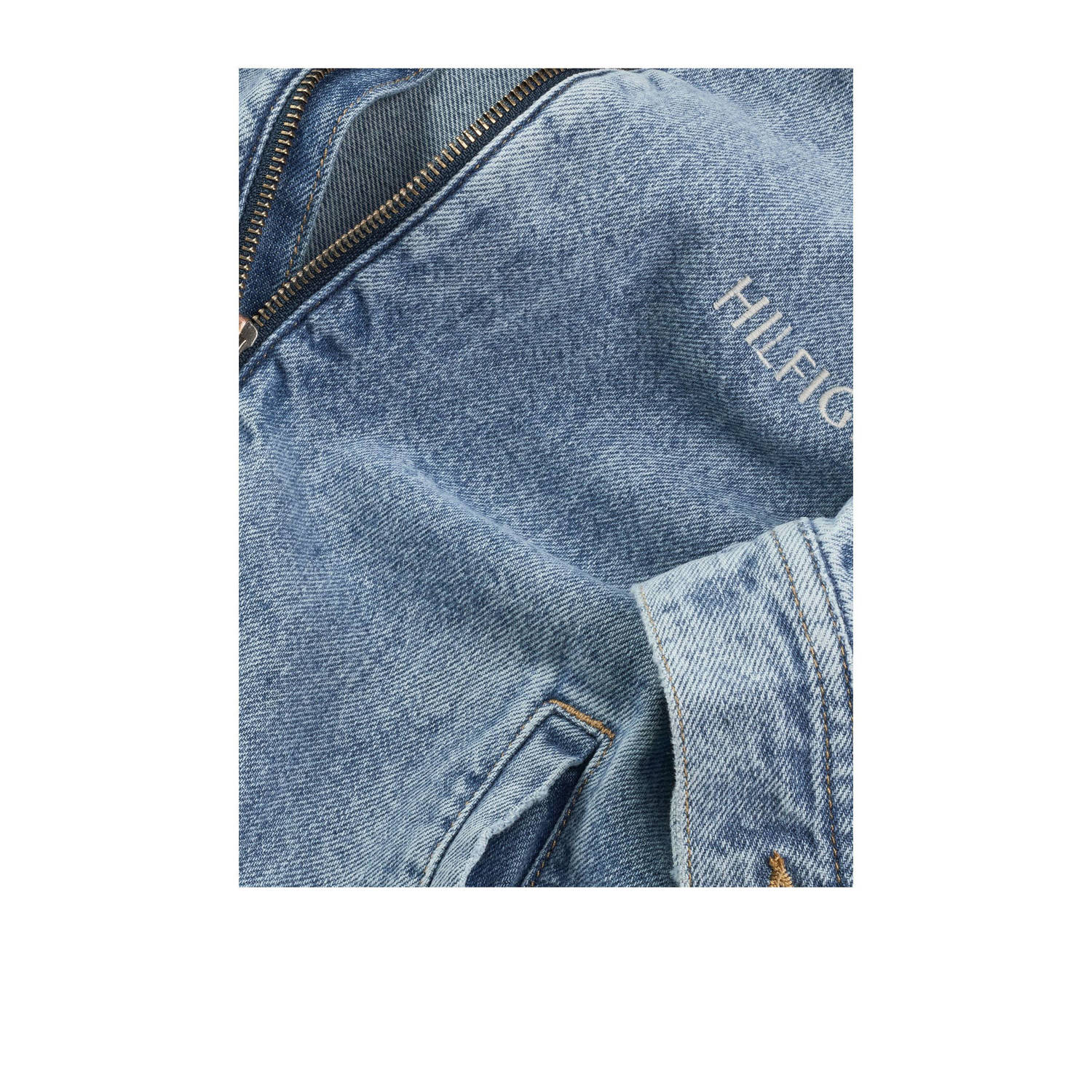 Tommy Hilfiger spijkerjas medium blue denim