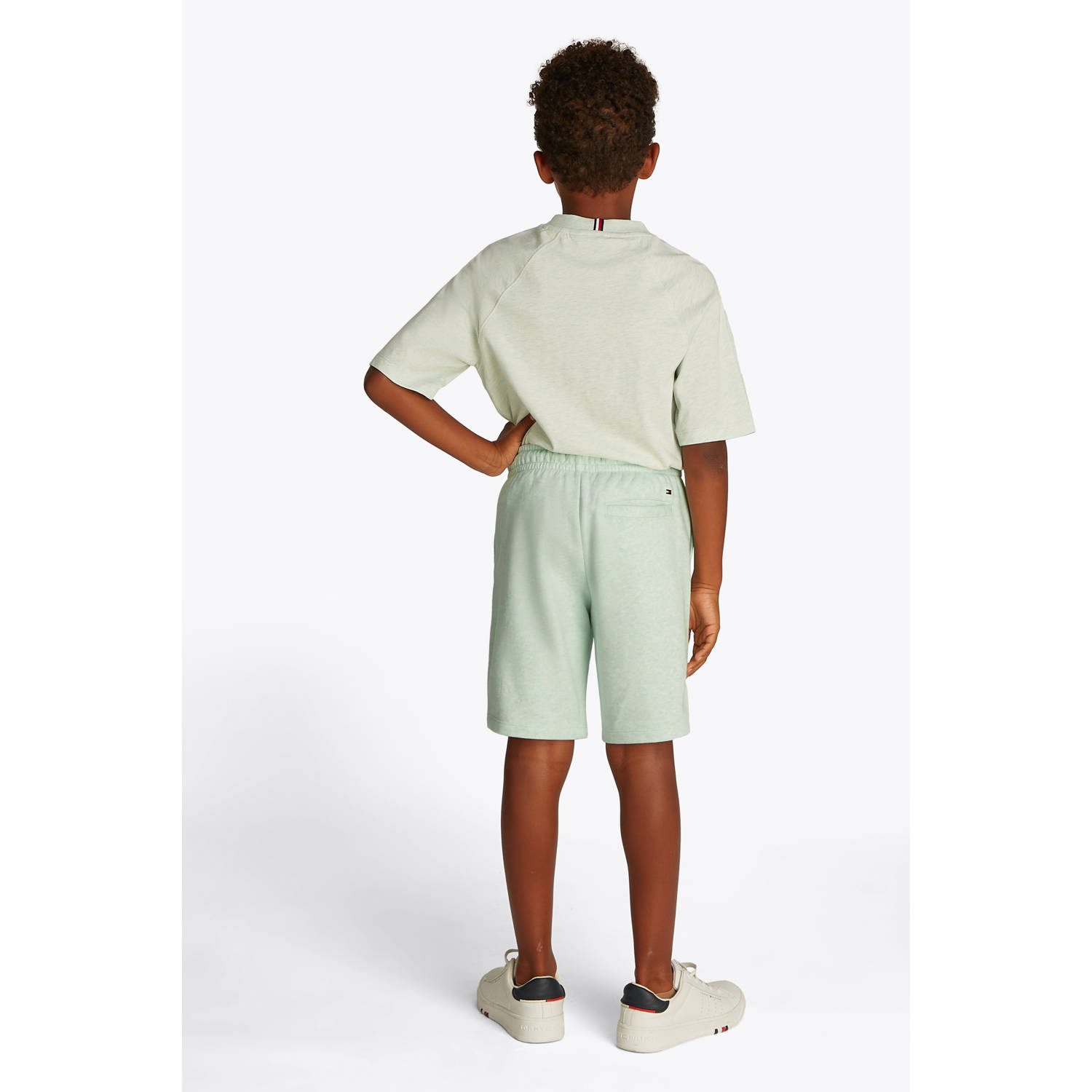 Tommy Hilfiger sweatshort mintgroen