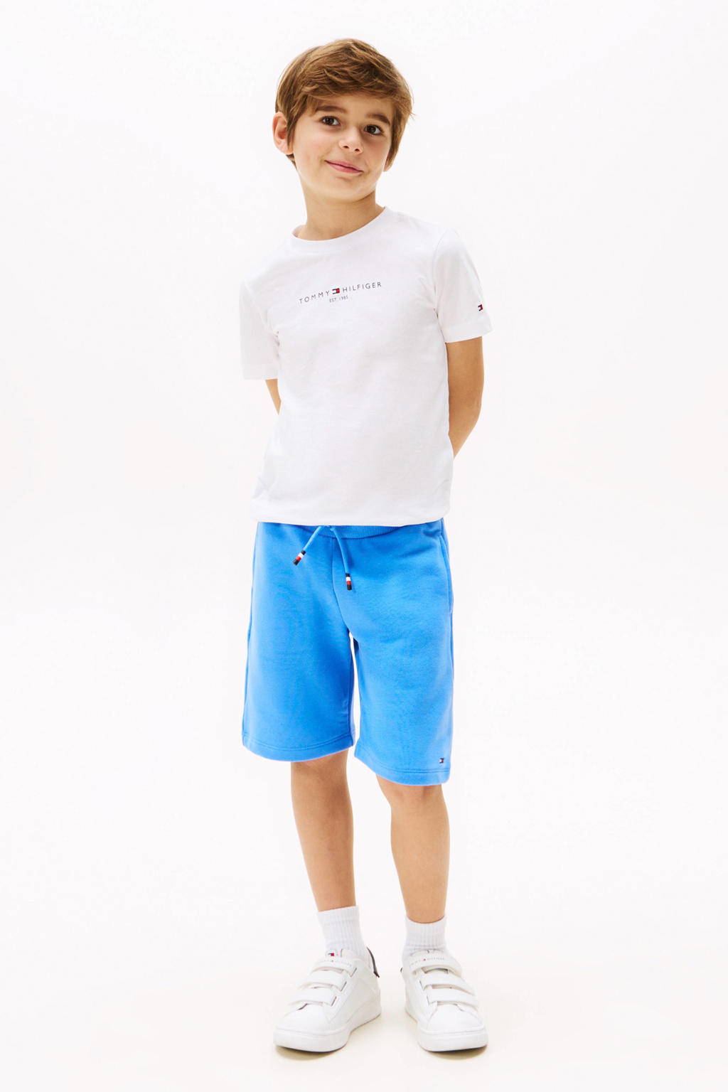 Tommy Hilfiger shirt + broek wit/blauw