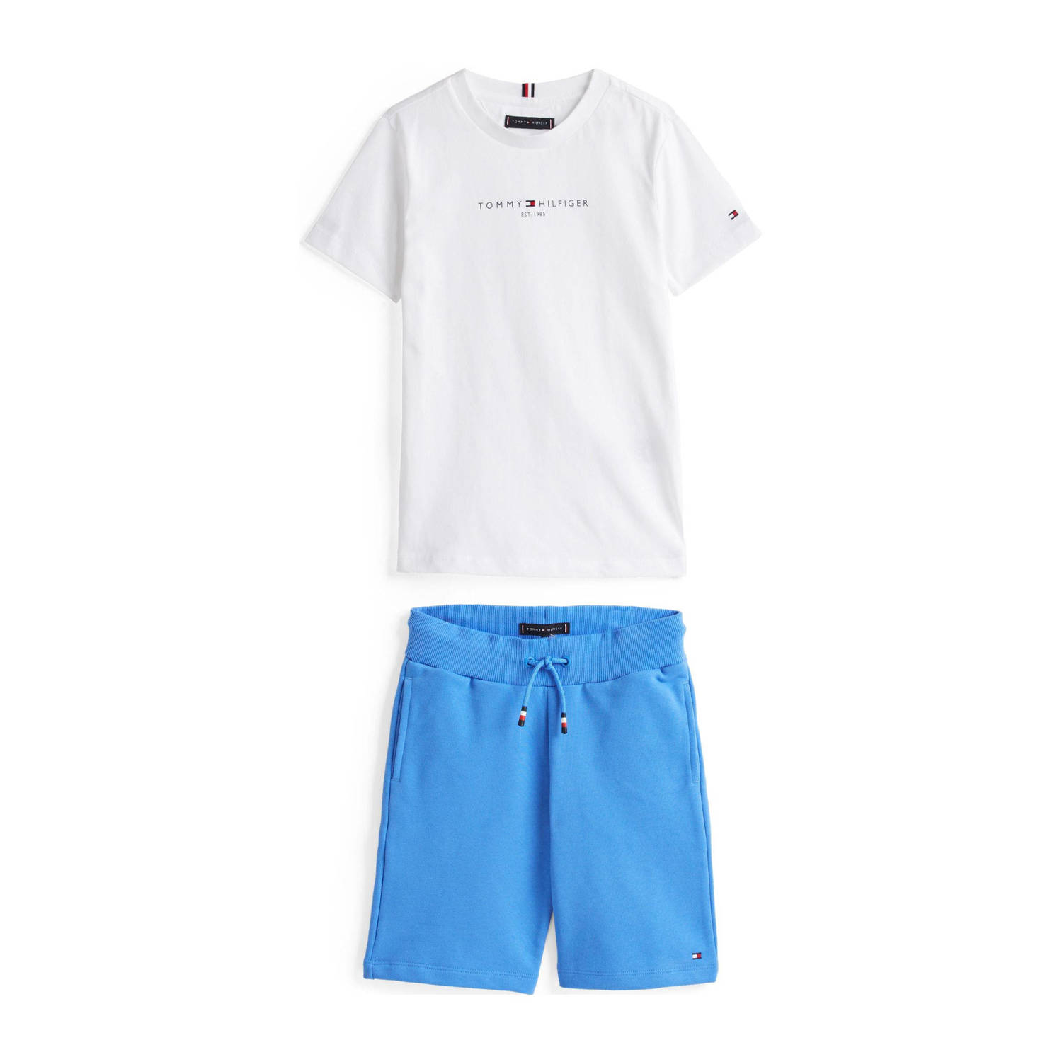 Tommy Hilfiger T-shirt short met een logo-opschrift (set 2-delig 2 stuks)