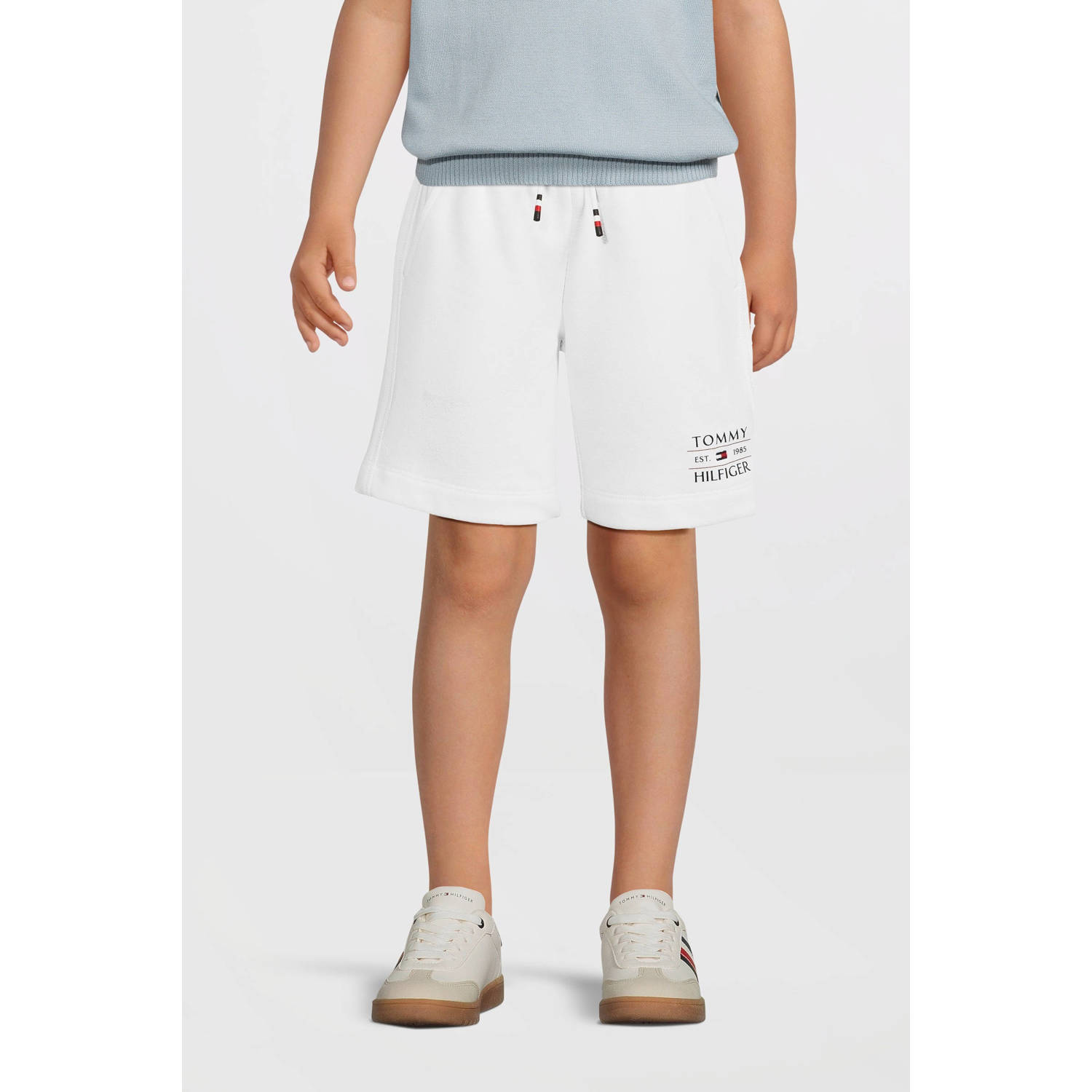Tommy Hilfiger sweatshort wit