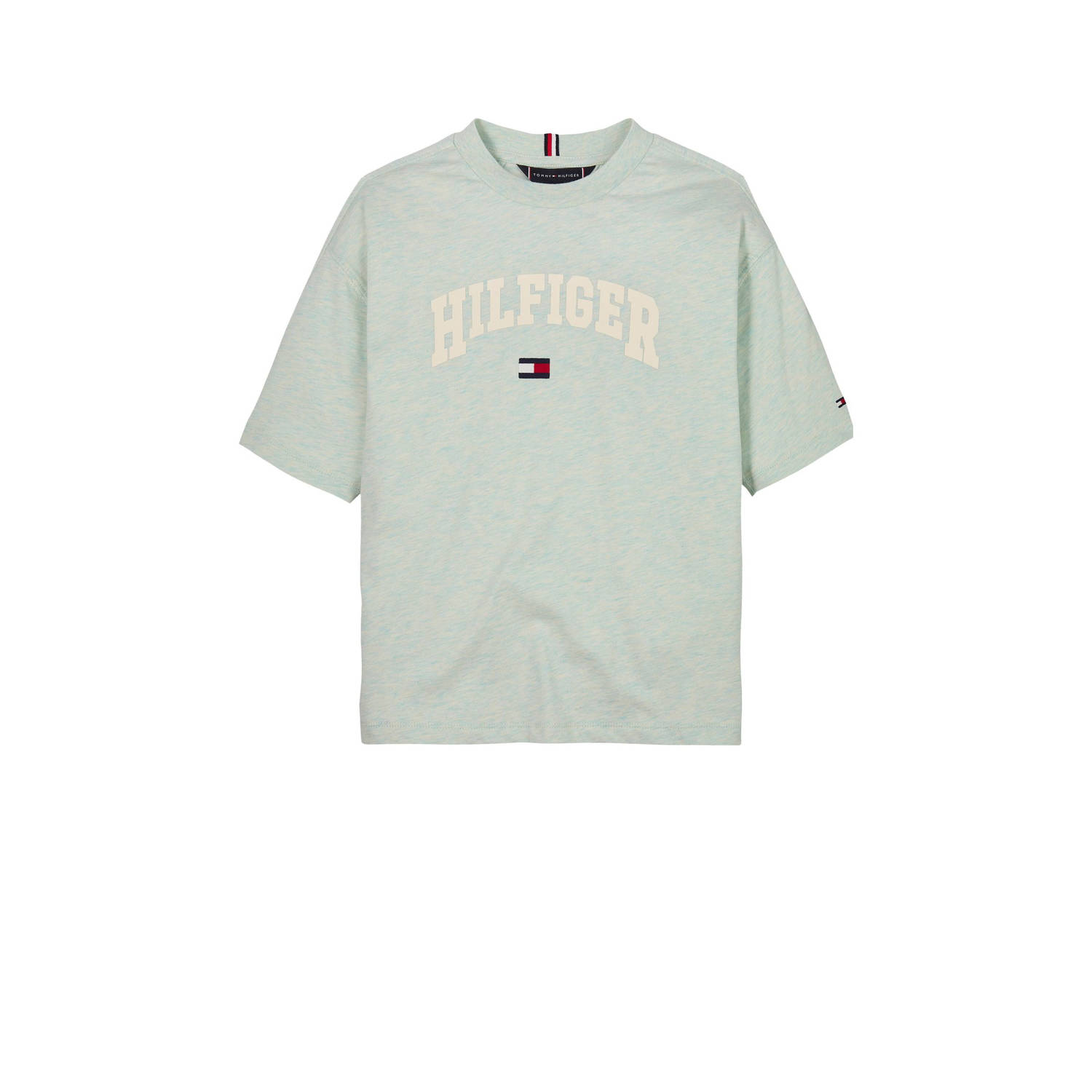 Tommy Hilfiger Teens T-shirt met labelstitching model 'VARSITY'