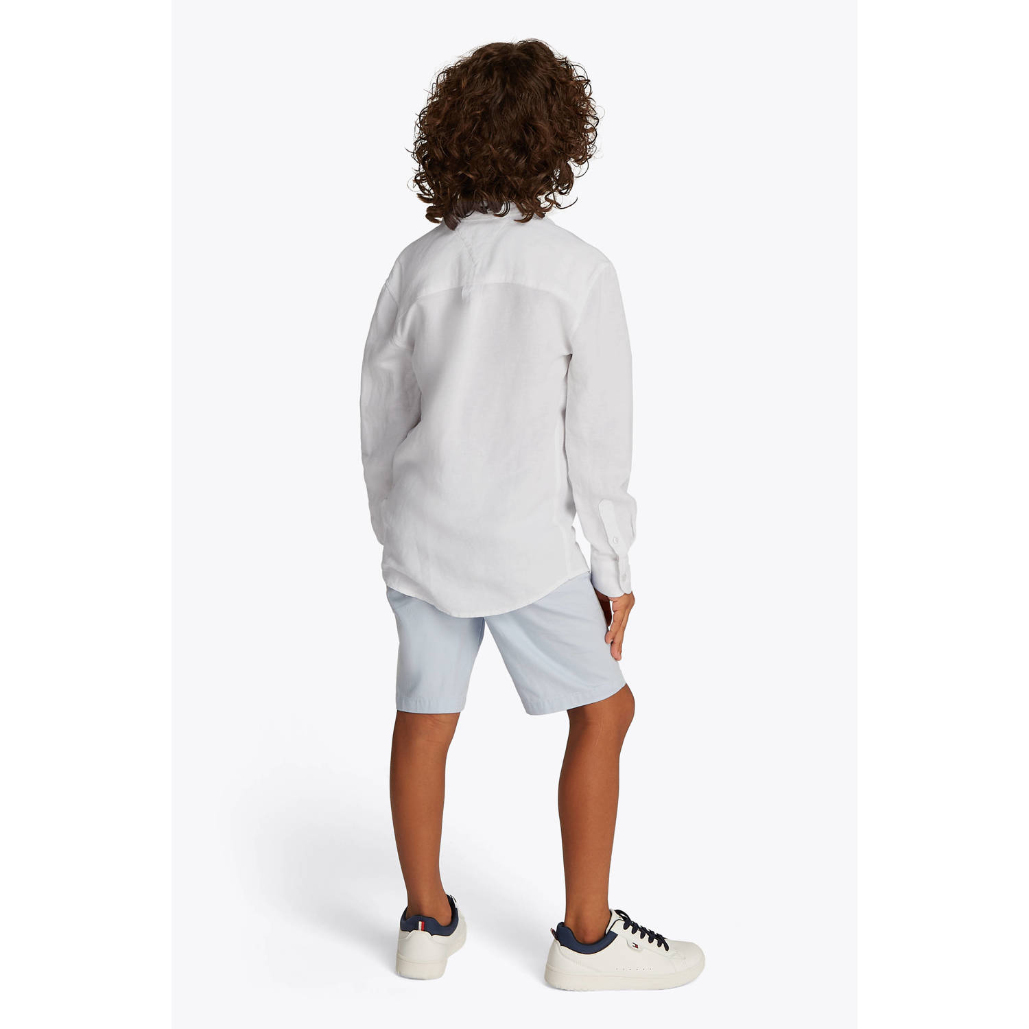 Tommy Hilfiger linnen longsleeve wit